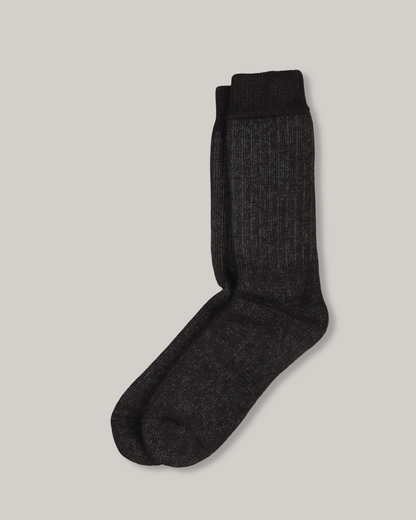 CHAMULA ALPACA SUPER WARM SOX - BLACK