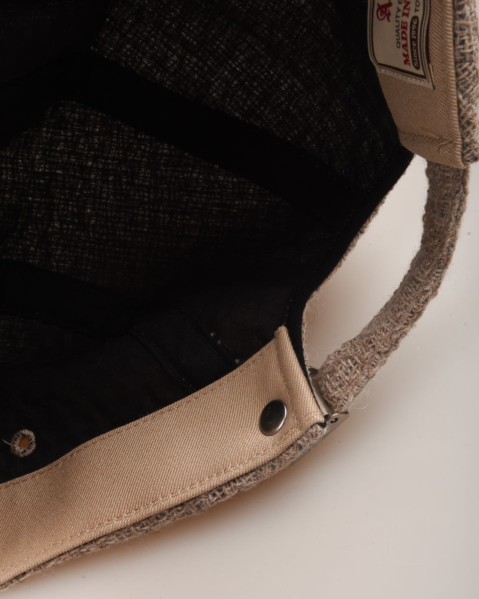 ANONYMOUS ISM RE-WOOL AMUNZEN KYOTO CAP - BEIGE