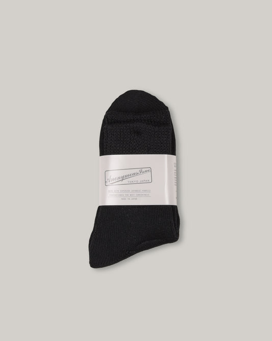 ANONYMOUS ISM OC QUARTER SOCK - BLACK