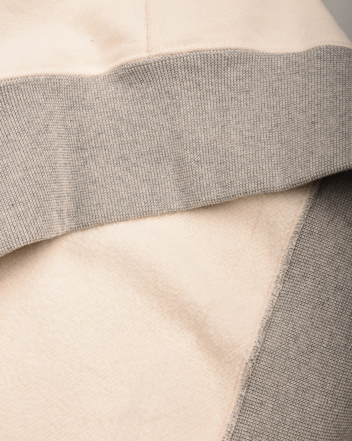 SUN SURF 'RAINBOWS' CREW NECK POCKET SWEATSHIRT - OFF WHITE