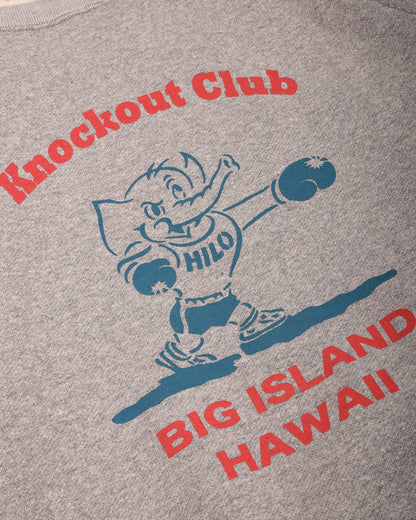 SUN SURF 'KNOCKOUT CLUB' SWEATSHIRT - HEATHER GREY