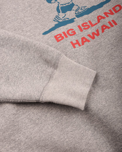 SUN SURF 'KNOCKOUT CLUB' SWEATSHIRT - HEATHER GREY