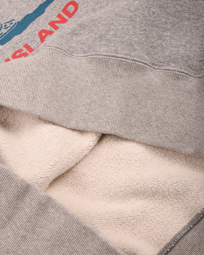 SUN SURF 'KNOCKOUT CLUB' SWEATSHIRT - HEATHER GREY