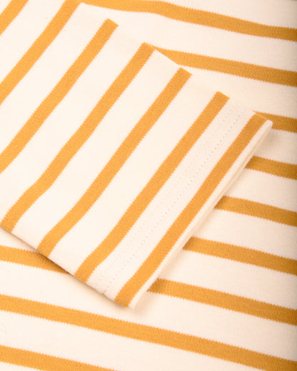 ARMOR LUX LADIES HERITAGE BRETON SHIRT L/S - NATURE/ HARVEST GOLD