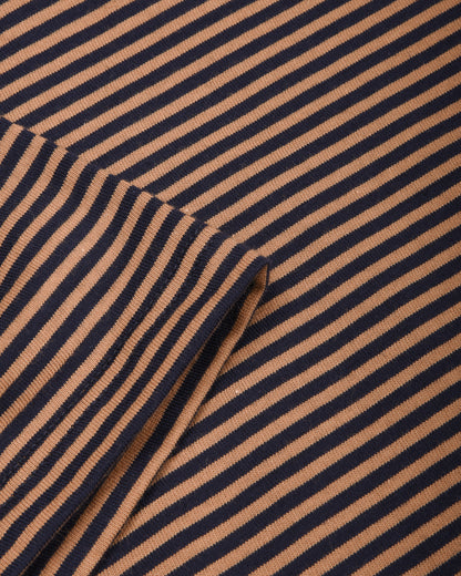 ARMOR LUX HERITAGE STRIPED T-SHIRT - MARINE DEEP/ CAMEL