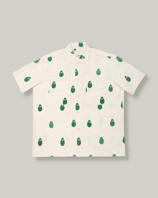 KARDO x MONITALY AVOCADO SHIRT - NATURAL