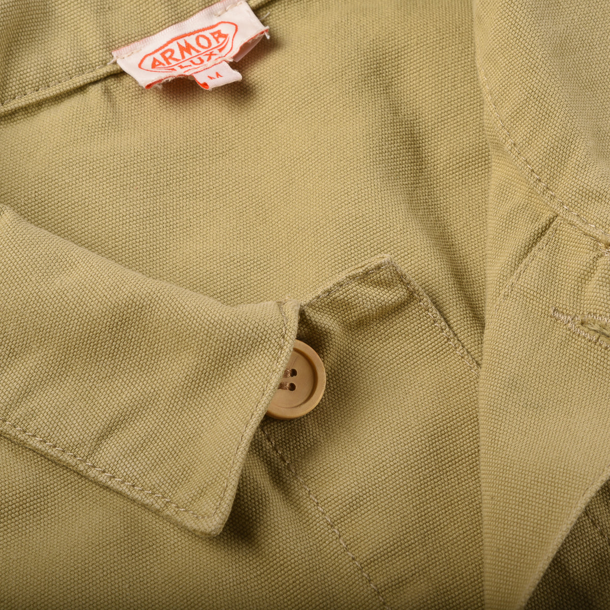 ARMOR LUX FISHERMAN JACKET HERITAGE - PALE OLIVE