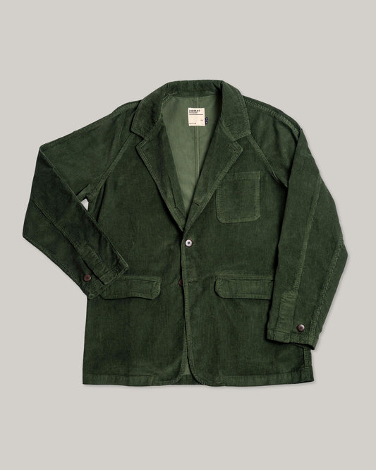 HEIMAT ARTIST CORD BLAZER - MILITARY GREEN