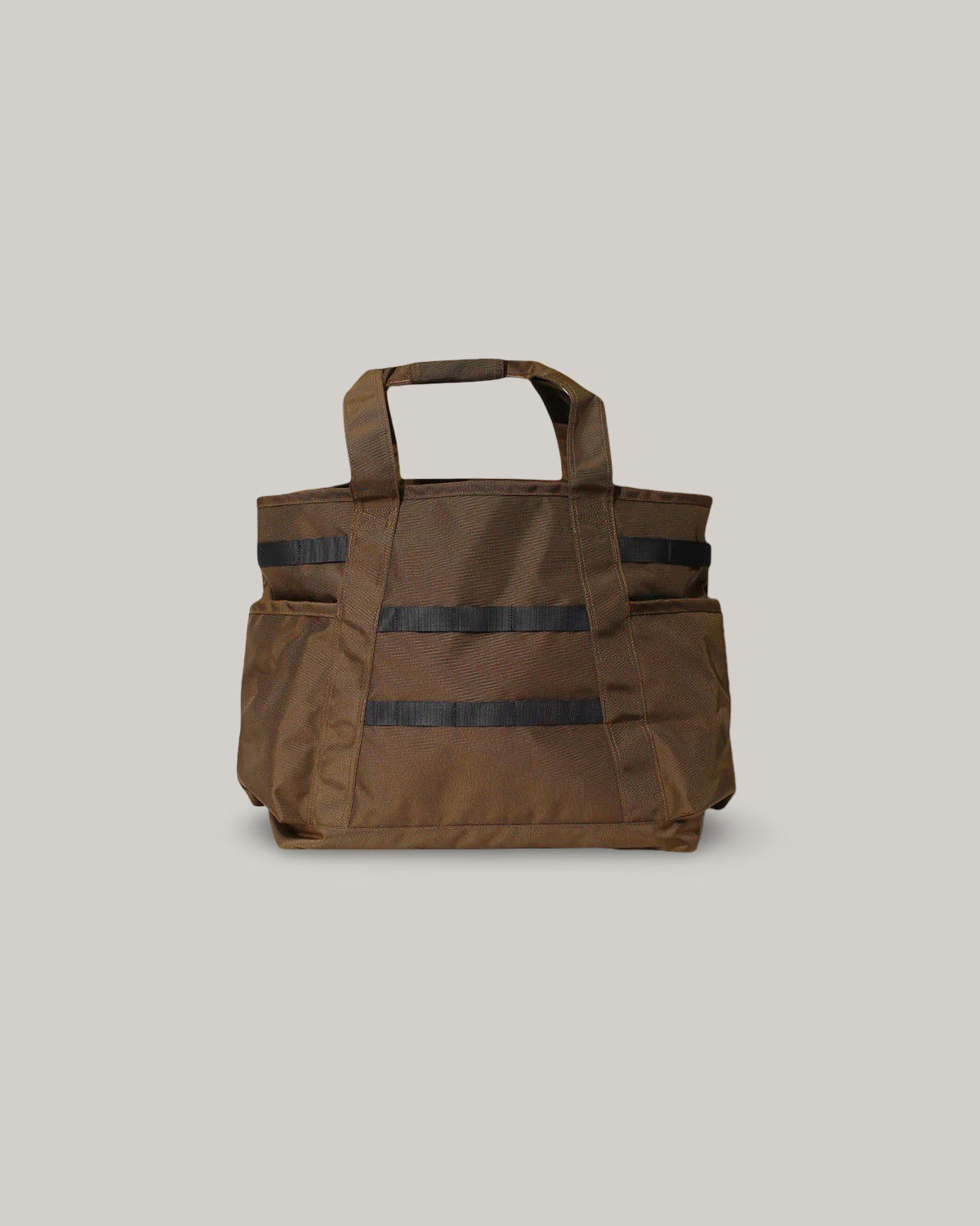SNOW PEAK RECYCLED CORDURA TOTE BAG - BROWN