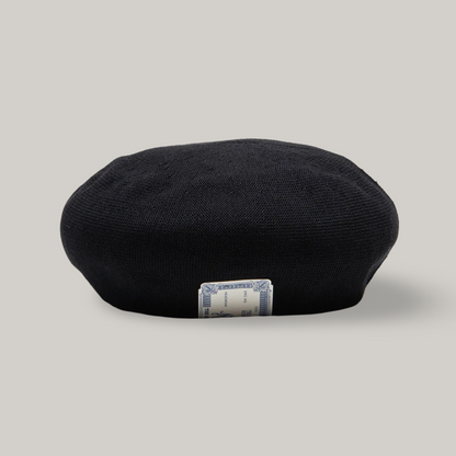 H.W. DOG & CO. COTTON CLUB BASIC BERET - BLACK