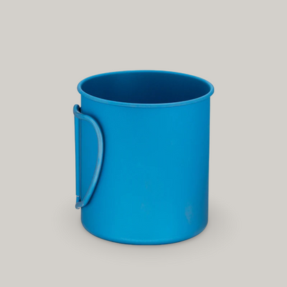 SNOW PEAK TI-SINGLE 450 ANODISED CUP - BLUE