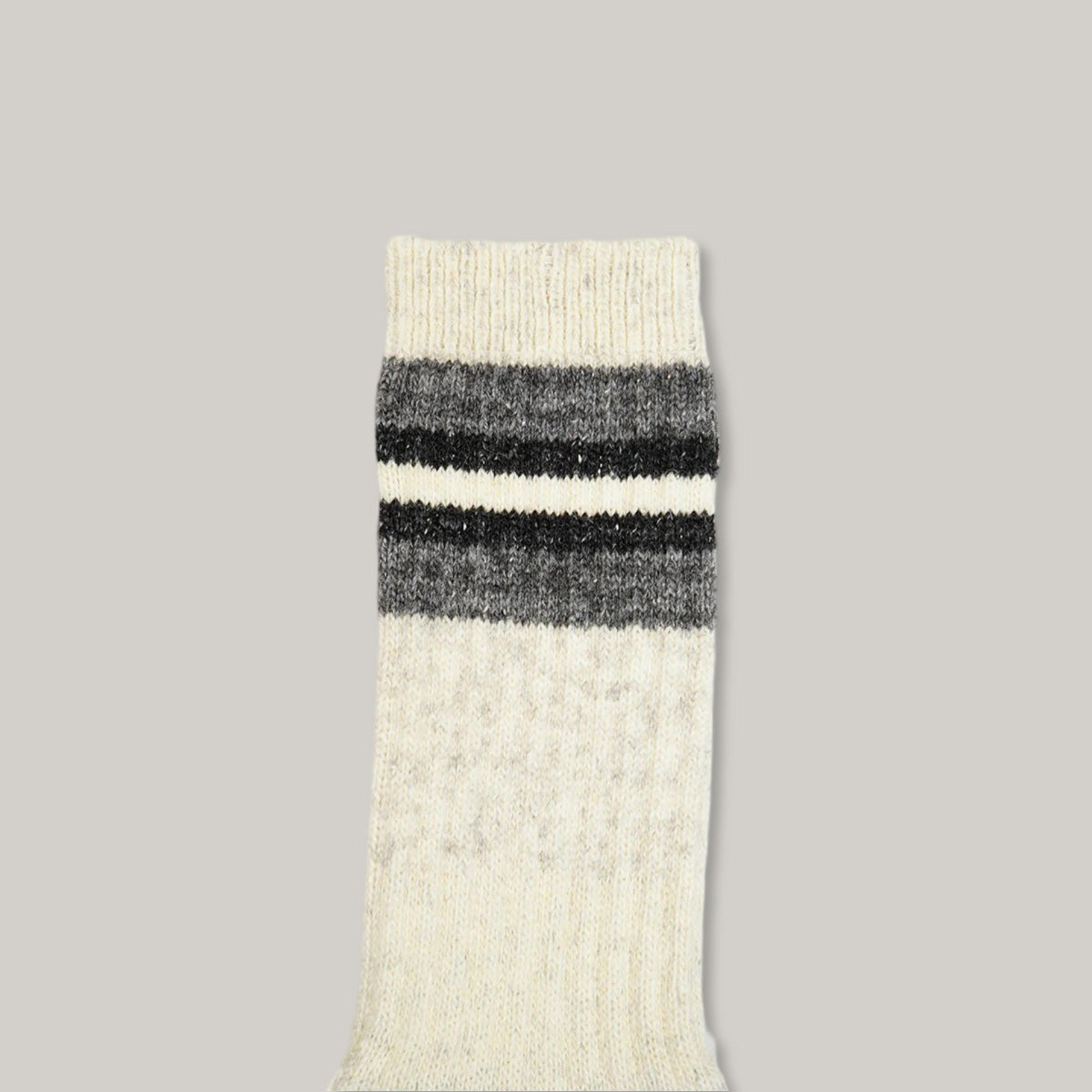 NIGEL CABOURN BORDER SOCKS - LIGHT GREY