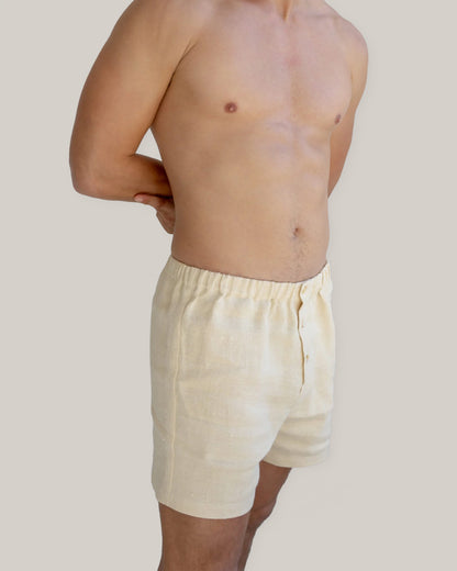 TA-CT BOXER SHORTS BLUM - NATURAL