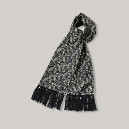 BUZZ RICKSON AVIATION ASSOCIATES RAYON SCARF - BLACK