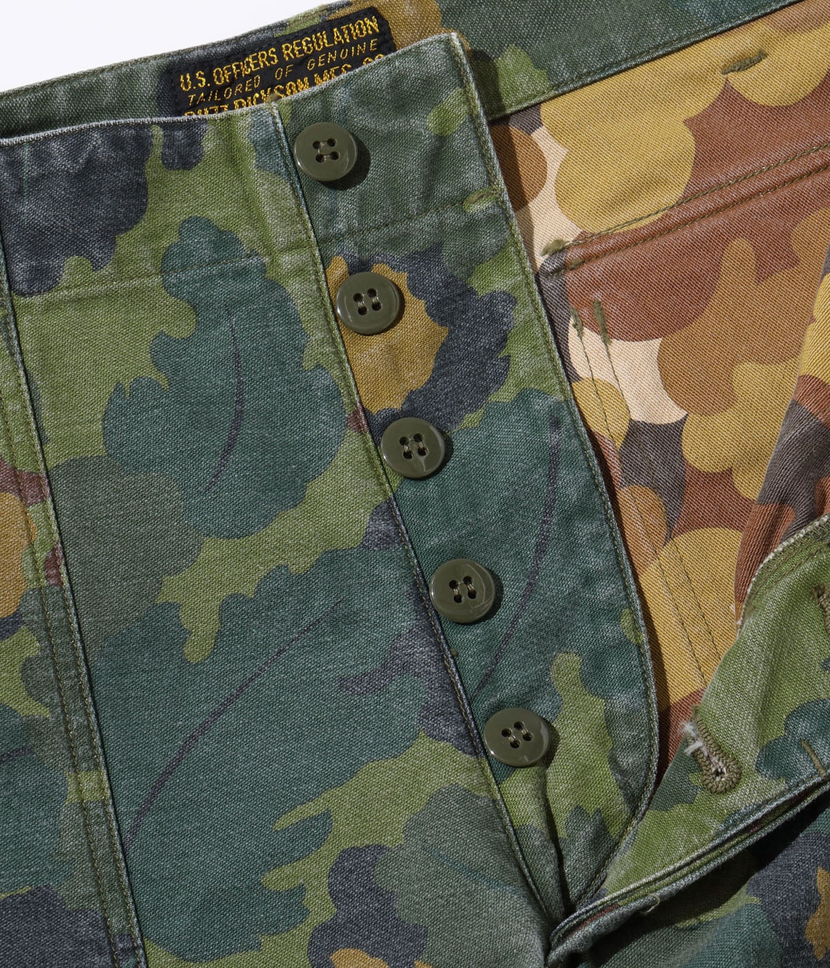 BUZZ RICKSON CIVILIAN MODEL SHORTS -  MITCHELL PATTERN CAMOUFLAGE