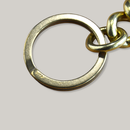 KOBASHI STUDIO BRASS KARABINER KEY CHAIN TWIST