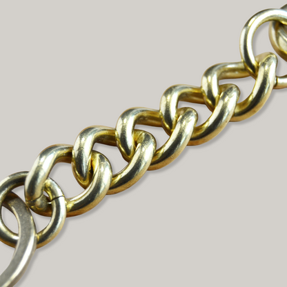 KOBASHI STUDIO BRASS KARABINER KEY CHAIN TWIST