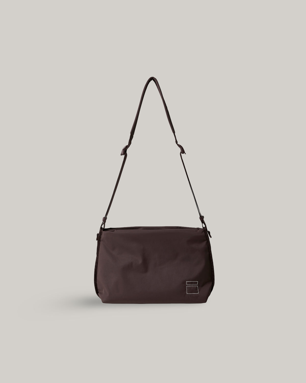 BLANKOF BELLOWS BAG 15 - (M) - ASH BROWN