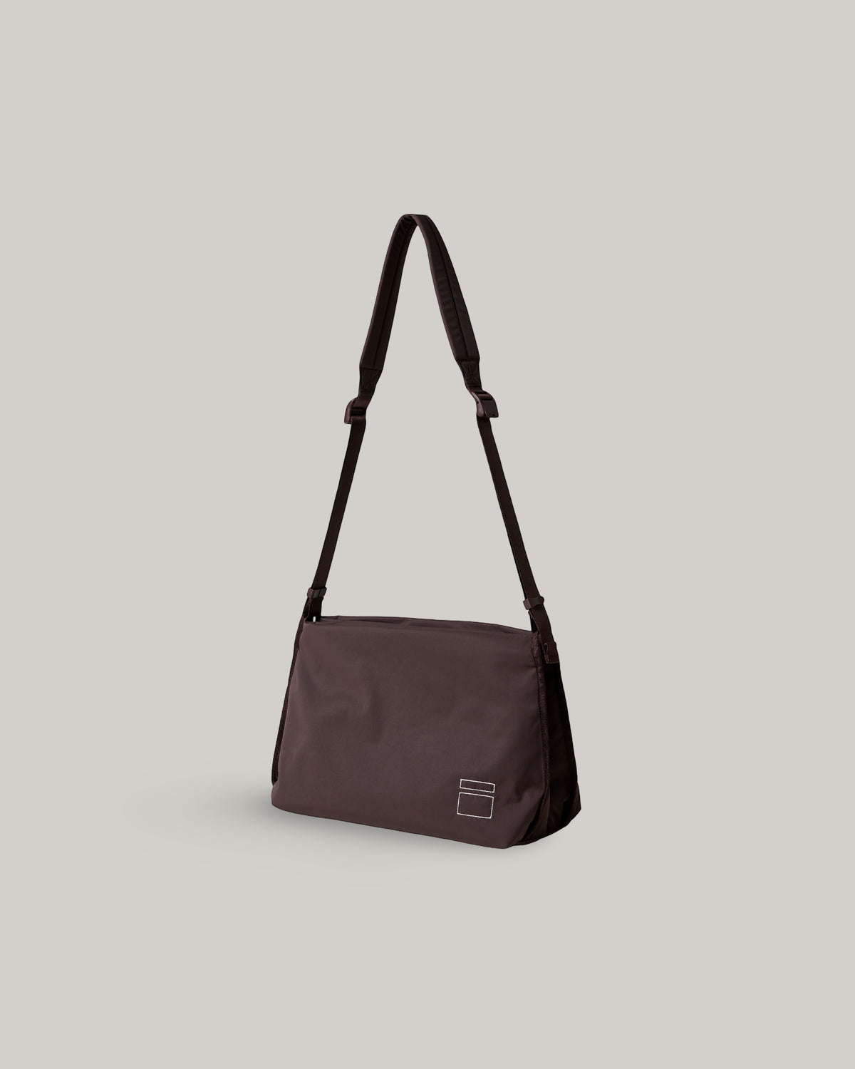 BLANKOF BELLOWS BAG 15 - (M) - ASH BROWN