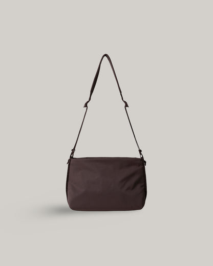 BLANKOF BELLOWS BAG 15 - (M) - ASH BROWN
