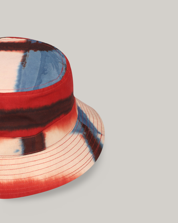 KARDO  BUCKET HAT - RED/ YELLOW