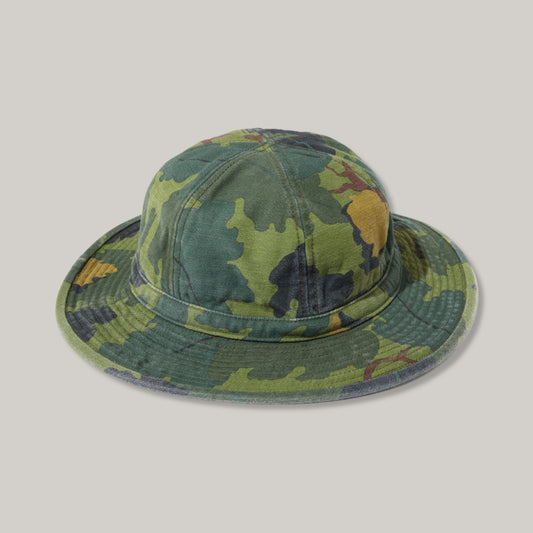 BUZZ RICKSON CIVILIAN MODEL HAT-  MITCHELL PATTERN CAMOUFLAGE