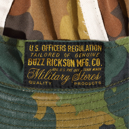 BUZZ RICKSON CIVILIAN MODEL HAT-  MITCHELL PATTERN CAMOUFLAGE