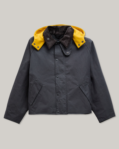 BARBOUR x KAPTAIN SUNSHINE SHORT CRUISER JACKET - IRON