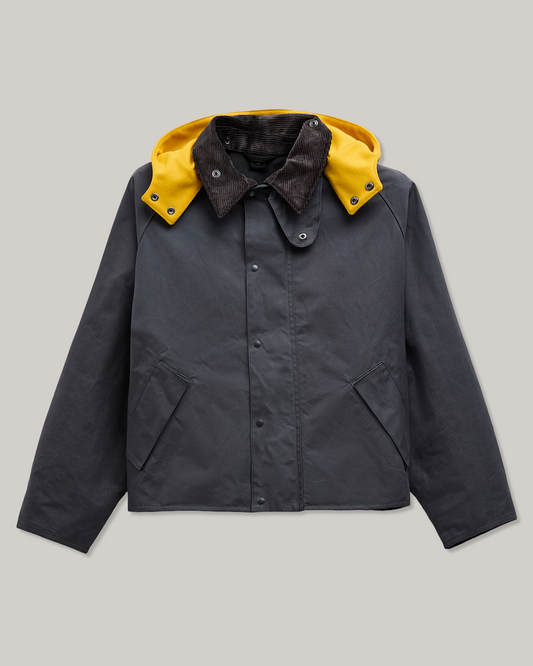 BARBOUR x KAPTAIN SUNSHINE SHORT CRUISER JACKET - IRON