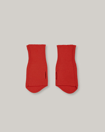 BATONER SOLID WOOL HAND WARMER - VERMILION