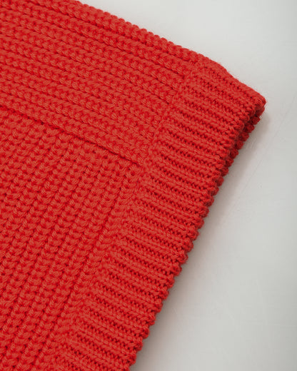 BATONER SOLID WOOL BALACLAVA - VERMILION