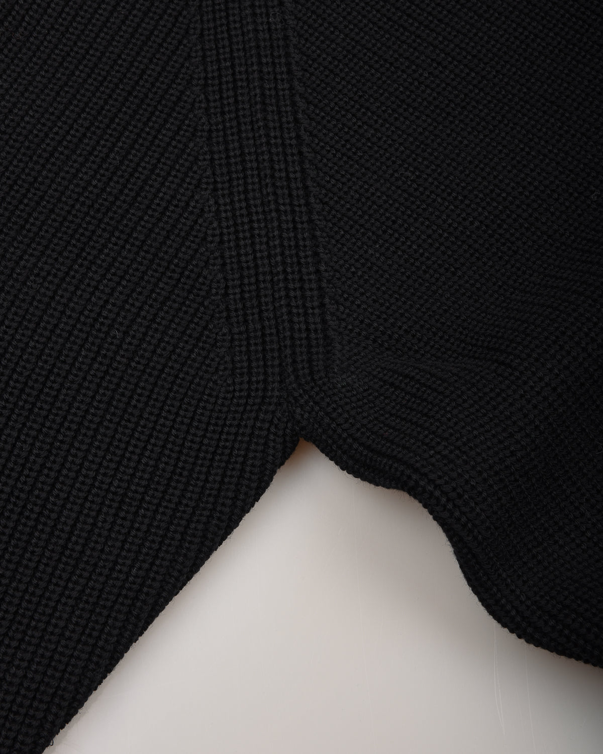 BATONER WOOL SIGNATURE SHAWL COLLAR CARDIGAN - BLACK