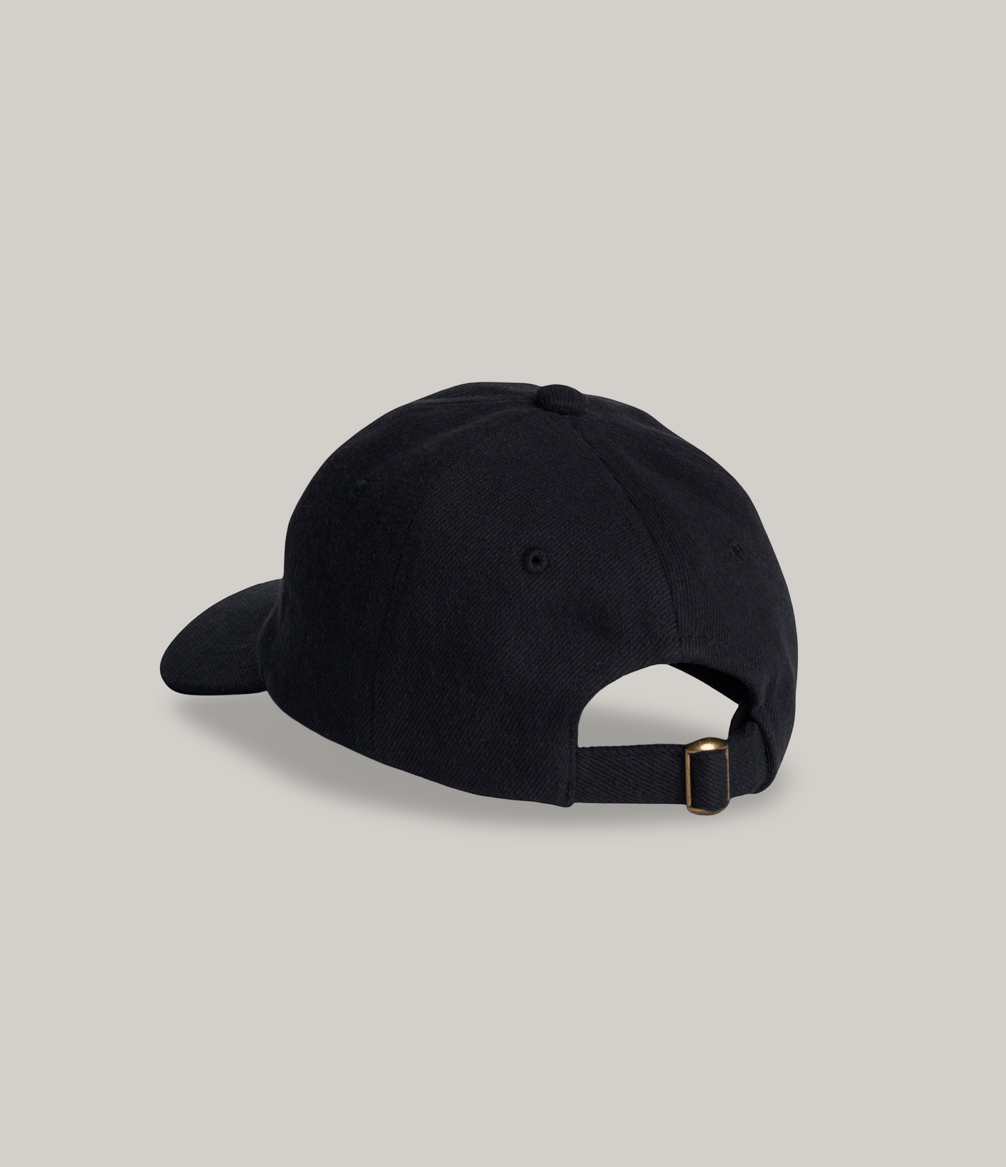 MERZ B. SCHWANEN SWAN LOGO CAP - DEEP BLACK