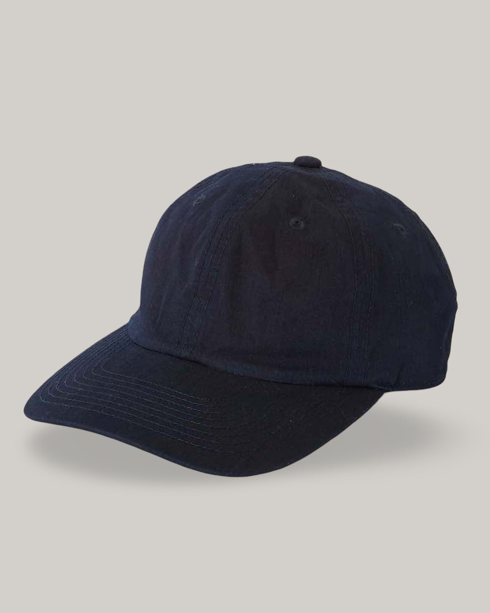 BLUE BLUE JAPAN NYLON SATIN 6 PANEL CAP - INDIGO