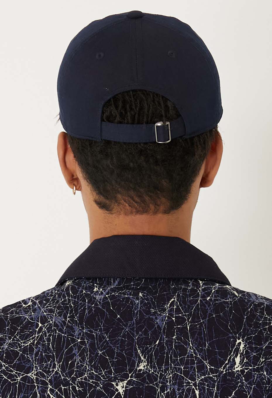 BLUE BLUE JAPAN NYLON SATIN 6 PANEL CAP - INDIGO
