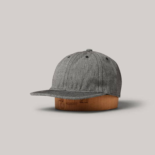 POTEN TWISTED MOKUME CHAMBRAY CAP - BLACK