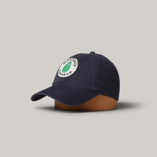 MONITALY GOLF DAD HAT W/ AVOCADO PATCH - NAVY