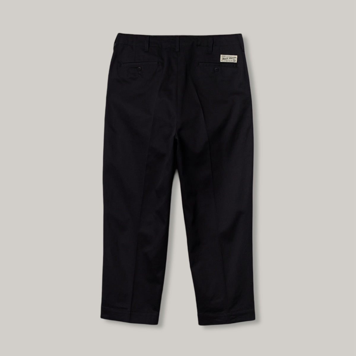 MERZ B SCHWANEN CHINO 01 TROUSER - DEEP BLACK