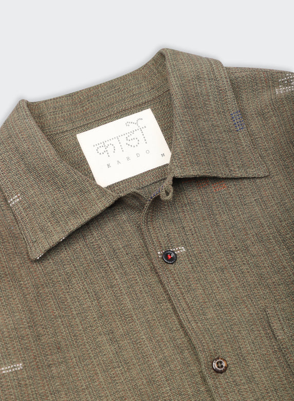 KARDO CHINTAN LS SHIRT - OLIVE