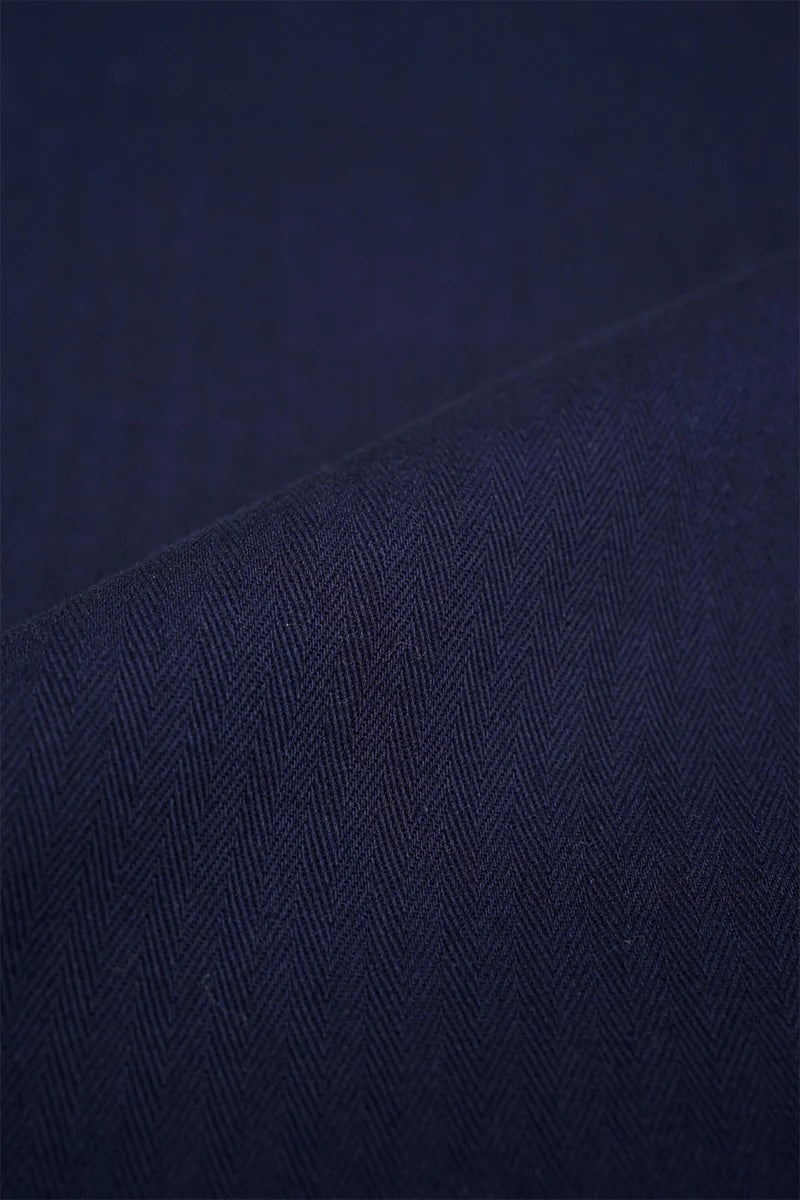 NIGEL CABOURN PT-02-02 CHORE PANTS HERRINGBONE -  DARK NAVY