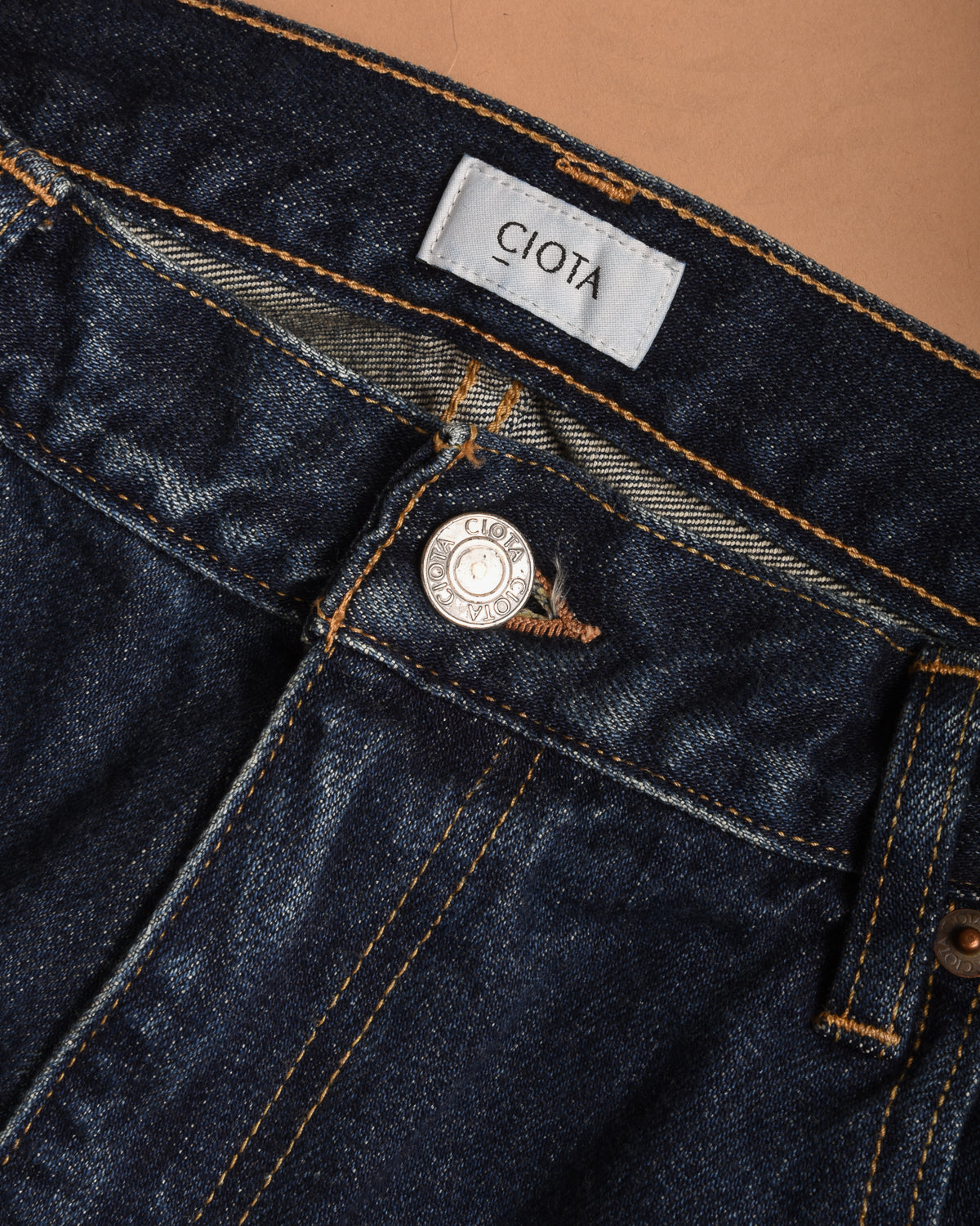 CIOTA BAGGY 5 POCKET PANTS - DEEP BLUE