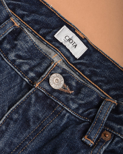 CIOTA BAGGY 5 POCKET PANTS - MEDIUM BLUE