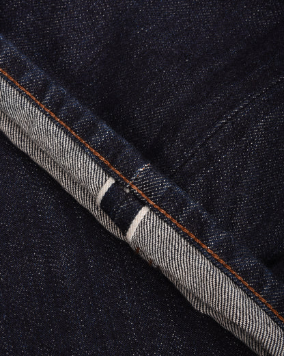 CIOTA WIDE BAGGY 5 POCKET PANTS - DARK NAVY (ONE WASH)