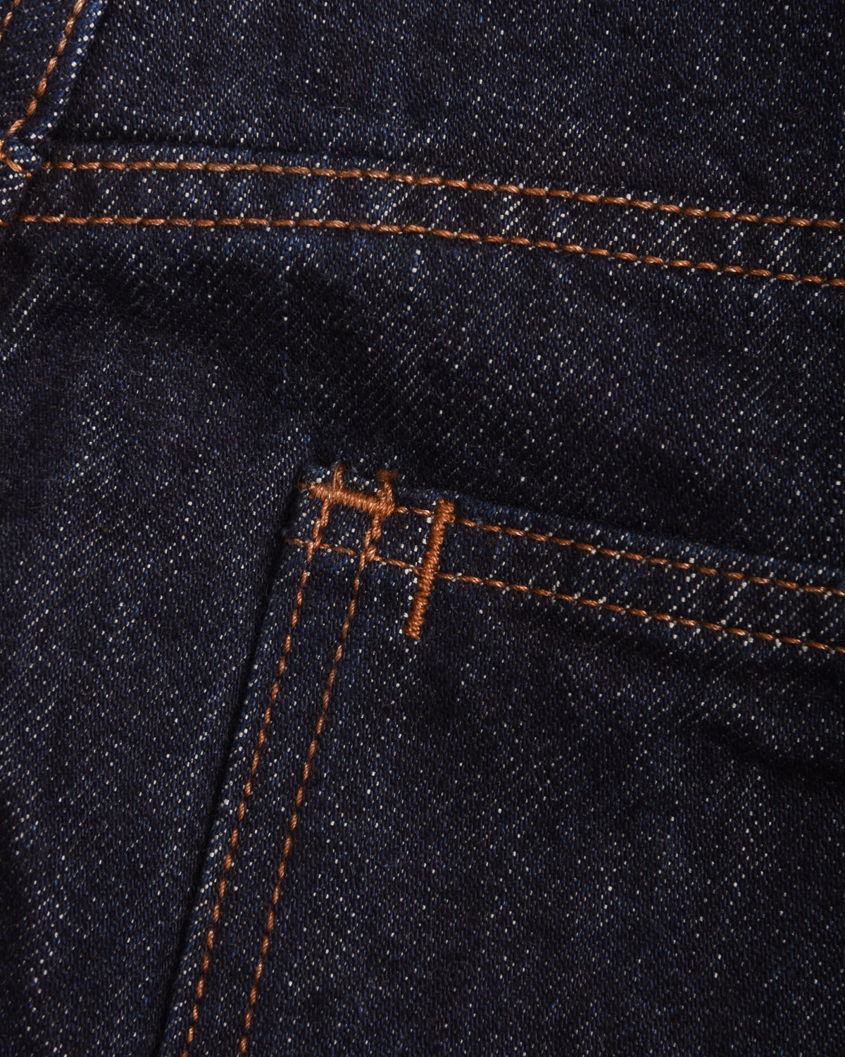 CIOTA WIDE BAGGY 5 POCKET PANTS - DARK NAVY (ONE WASH)