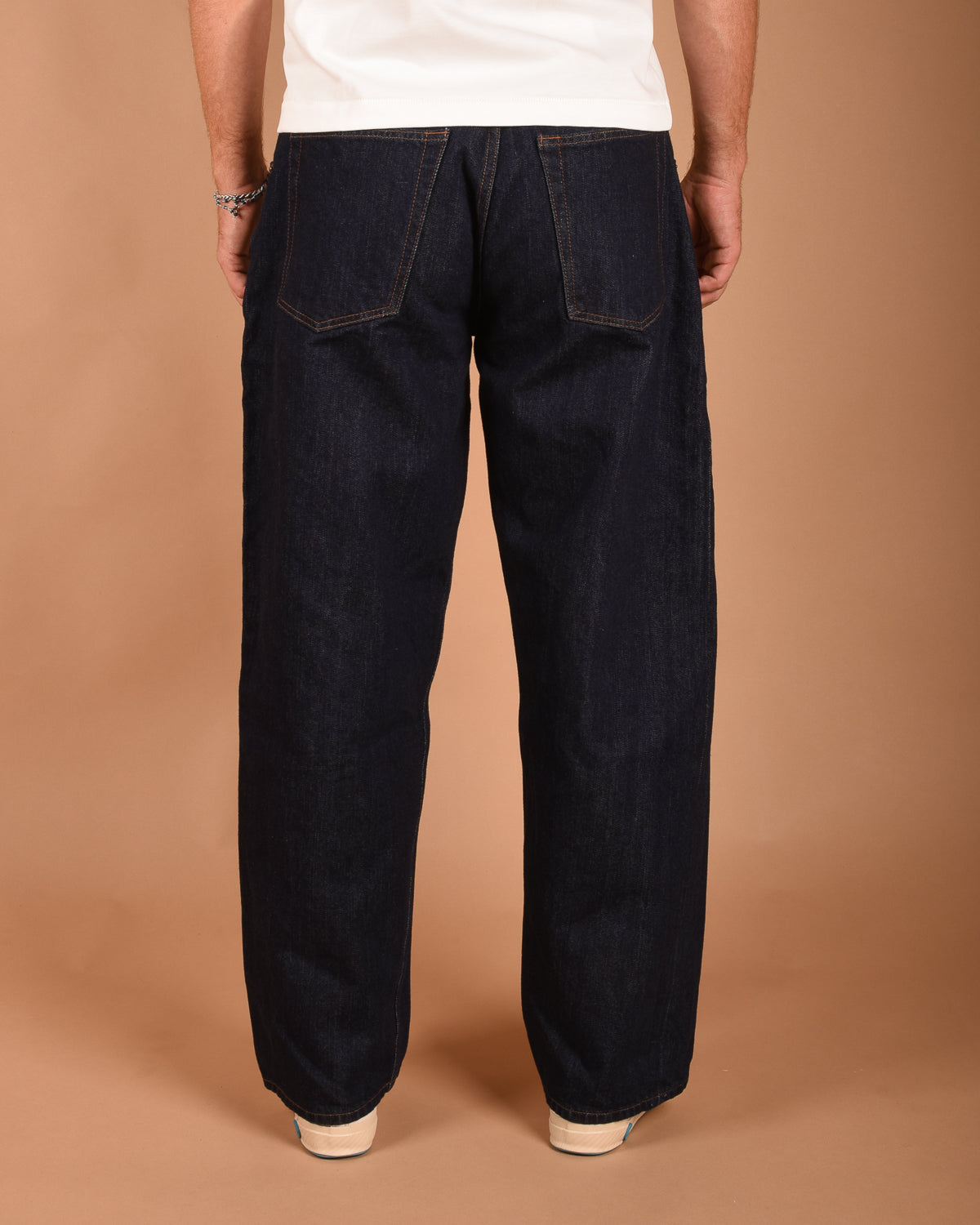 CIOTA BAGGY 5 POCKET PANTS - DARK NAVY (ONE WASH)