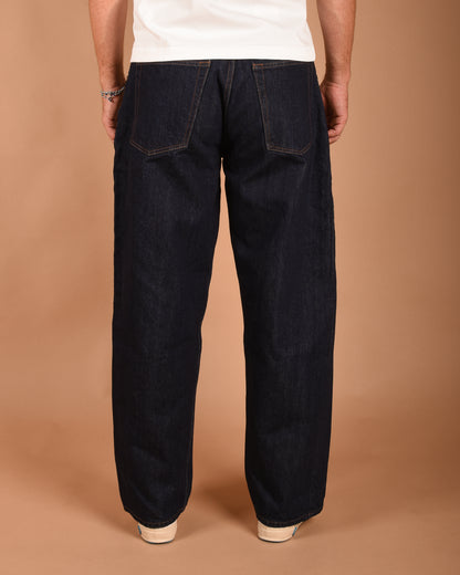 CIOTA BAGGY 5 POCKET PANTS - DARK NAVY (ONE WASH)