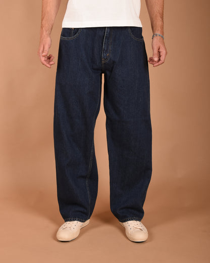CIOTA BAGGY 5 POCKET PANTS - DEEP BLUE