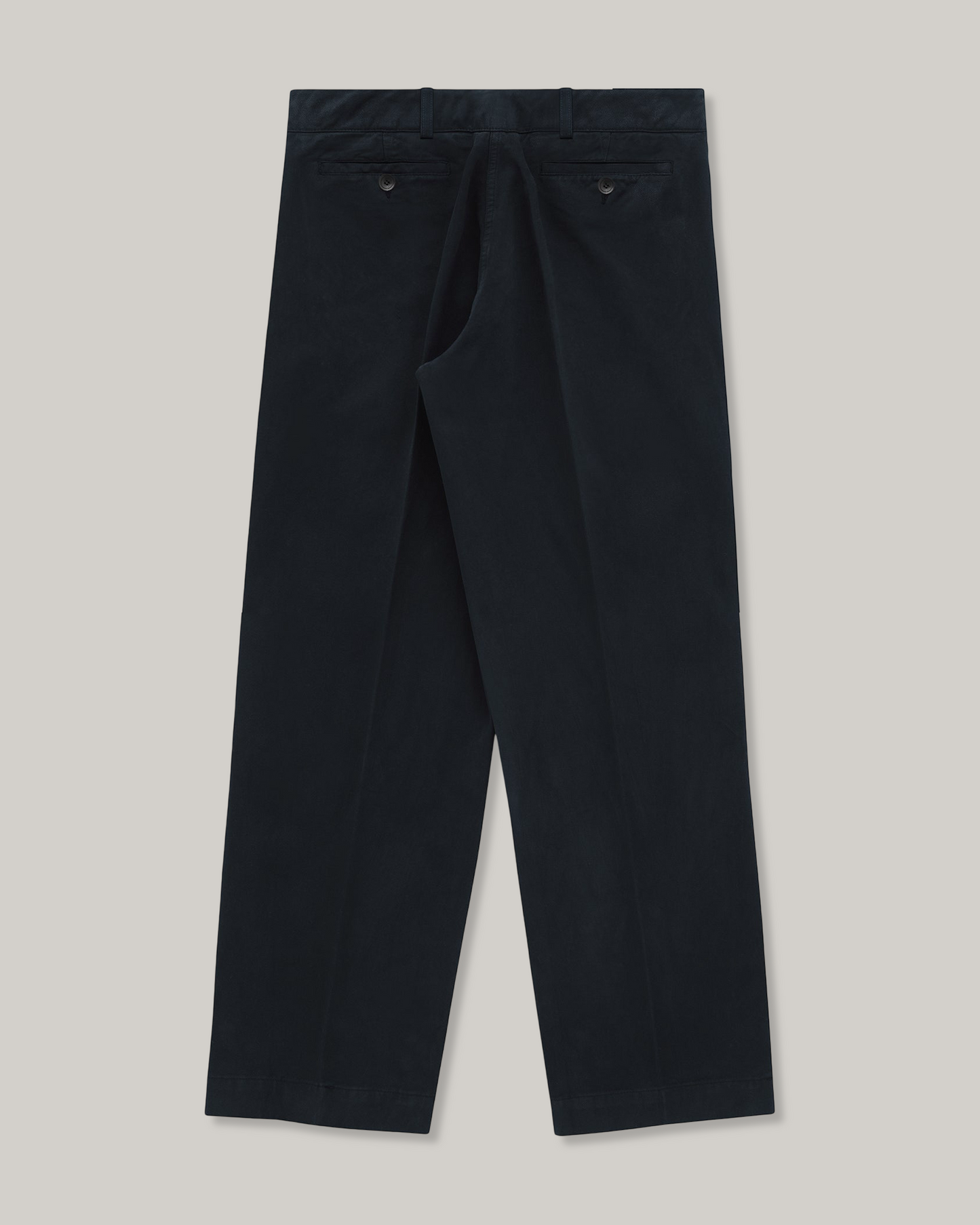 KNICKERBOCKER CANAL TAPERED TWILL COTTON PANT - NAVY