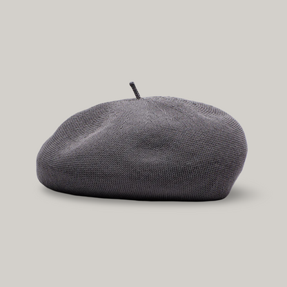 H.W. DOG & CO. COTTON CHOBO BERET - GREY