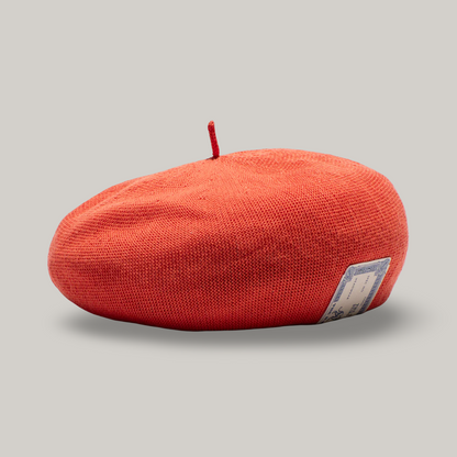 H.W. DOG & CO. COTTON CHOBO BERET - ORANGE